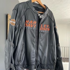 Mens XL Harley Davidson leather jacket